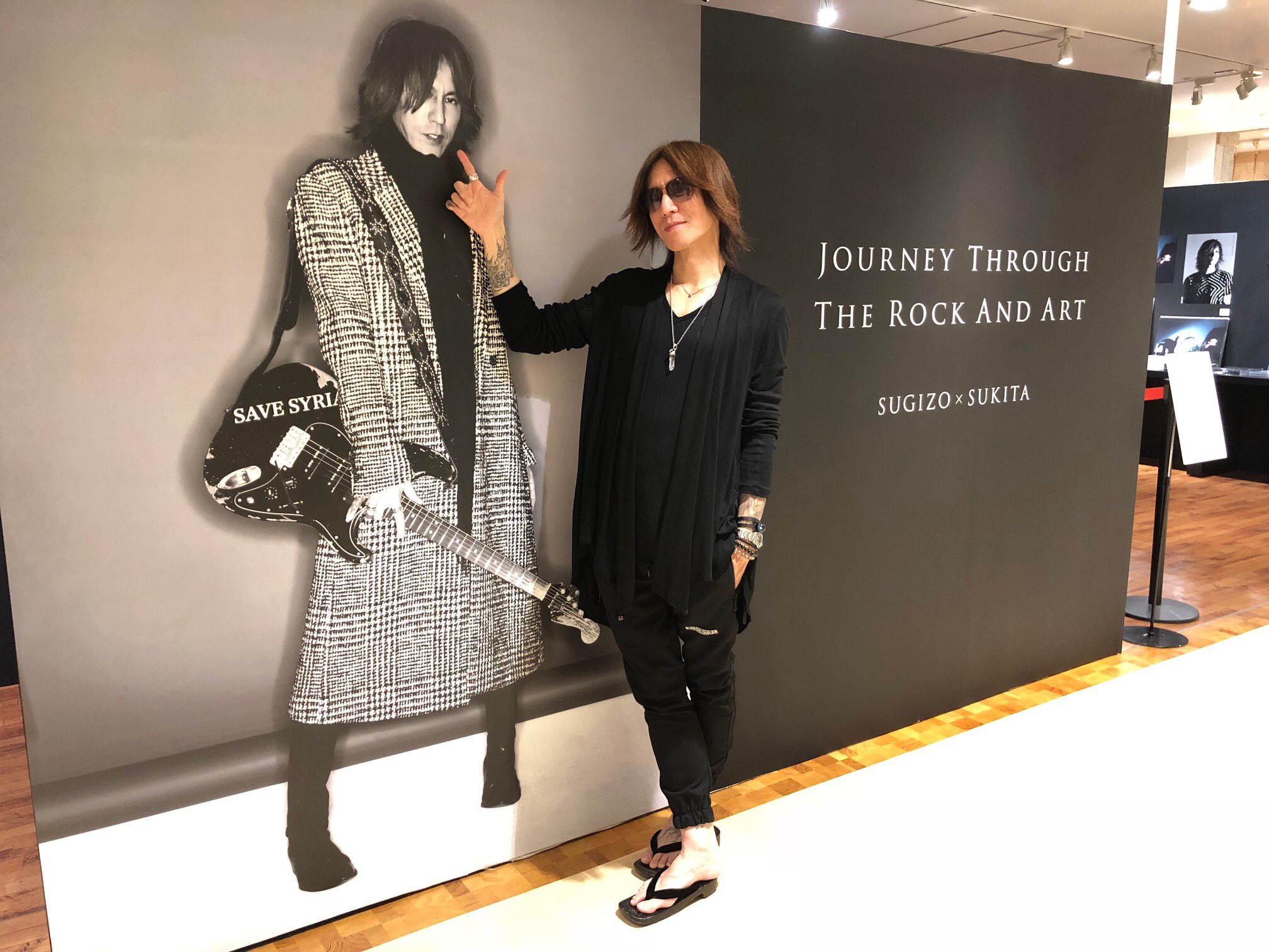 JOURNEY THROUGH THE ROCK AND ART SUGIZO… JOURNEY THROUGH THE ROCK AND ART SUGIZO × SUKITA : SUGIZO
