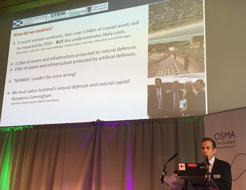 RennieAlistair's tweet photo. Reflecting on a great meeting at #osma2018. https://t.co/2JlztxpE4E mentioned by both MD of @OrdnanceSurvey and colleagues in @GreenerScotland. Work continues alongside interesting future questions raised by Geospatial Commission. https://t.co/U5NJw7ajRr