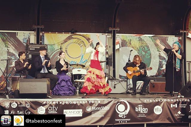Another shot from the Tabestoon #festival. Liat LaFlama dancing Alegrias. 
#Repost from @tabestoonfest using @RepostRegramApp - @farnazohadimusic mesmerized the audience with their unique musical style of Flamenco set to farsi lyrics and poetry at #tabes… ift.tt/2QbzmU8