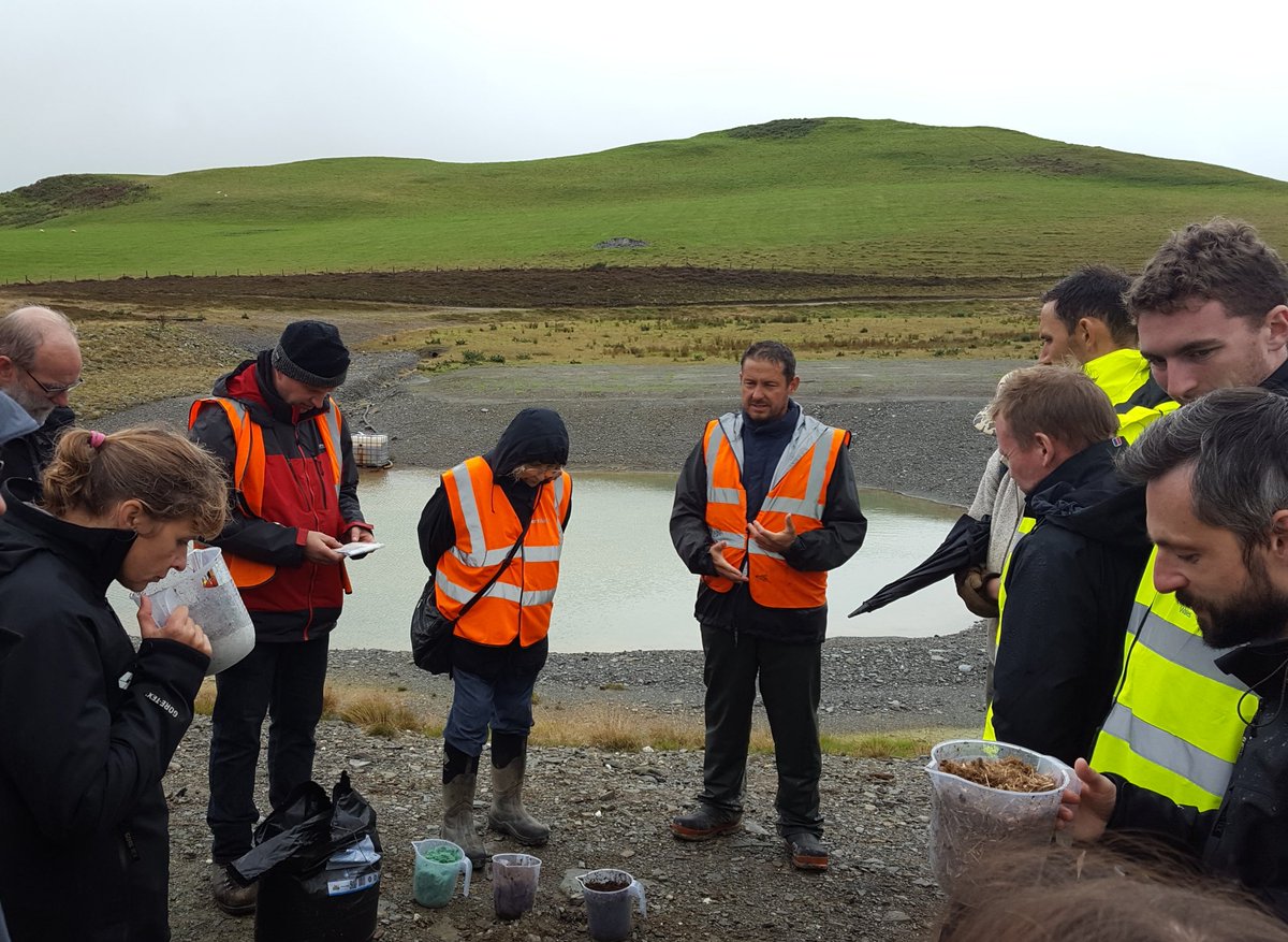 boneidle62's tweet photo. Fab 2days #MineX18 @UWTSD concludin with visit2 #Frongoch #metalmineswales 👀SSSI  [#linarite #malachite/#schulenbergite] &amp;remedial workby @NatResWales. Inc specialist hydroseedingWith @swanseageog/ @SalixBio &amp; #Elentec #electrochemistry PilotTrials. Special thanx 2all speakers. https://t.co/8Ifxgwa4s7