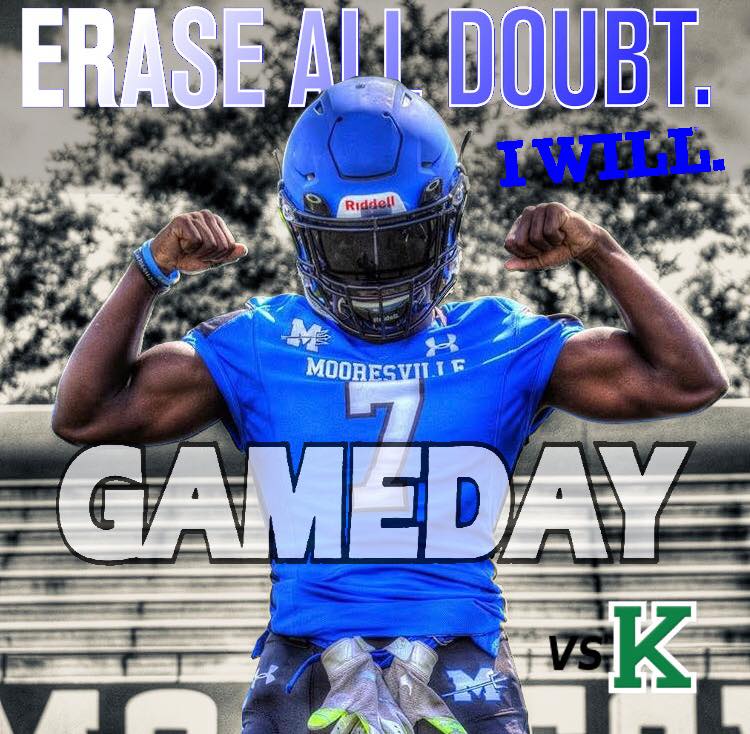 KyleZoomZumbach's tweet photo. Its GAMEDAY at Mooresville as Mooresville (2-0) host the Visiting AL Brown Wonders (2-1)! GET THERE EARLY!! Get Loud Devil Nation!! #NewEra #LeaveNoDoubt #Gameday #ProtectTheTurf #ProtectHomeField #ALLIN #GoBIGBLUE This is a BIG GAME!!! Show out Devil/Wonder Nation!!!! https://t.co/eRnx9xKjq7