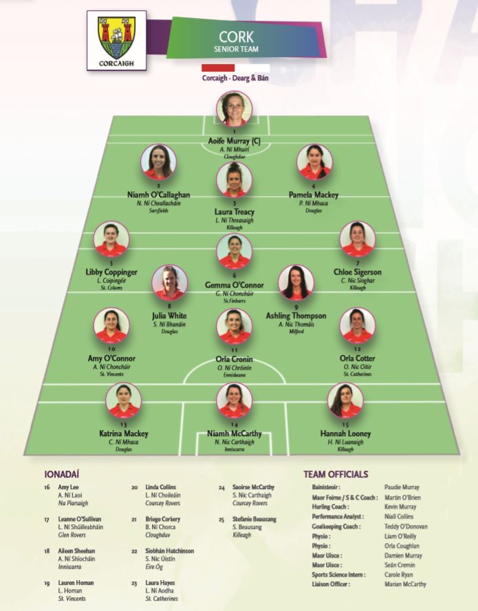 Camogie Association on Twitter "📣🏆 The teams are in for Sunday's