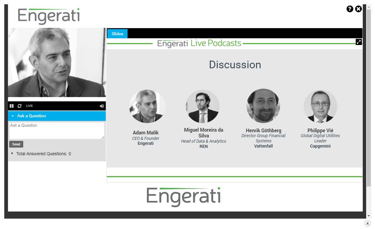 Kevin_ODonovan's tweet photo. Just listened into the 1st @Engerati Live podcast ... Interesting format ... it's not 'death by powerpoint', instead a 'panel' type discussion ... & @madakilum comment about Groundhog Day' was spot on 😉 ... See https://t.co/T5NFQ2LlJb ... #EnergyTransition #IntelligentGrid https://t.co/btnGF14dMm
