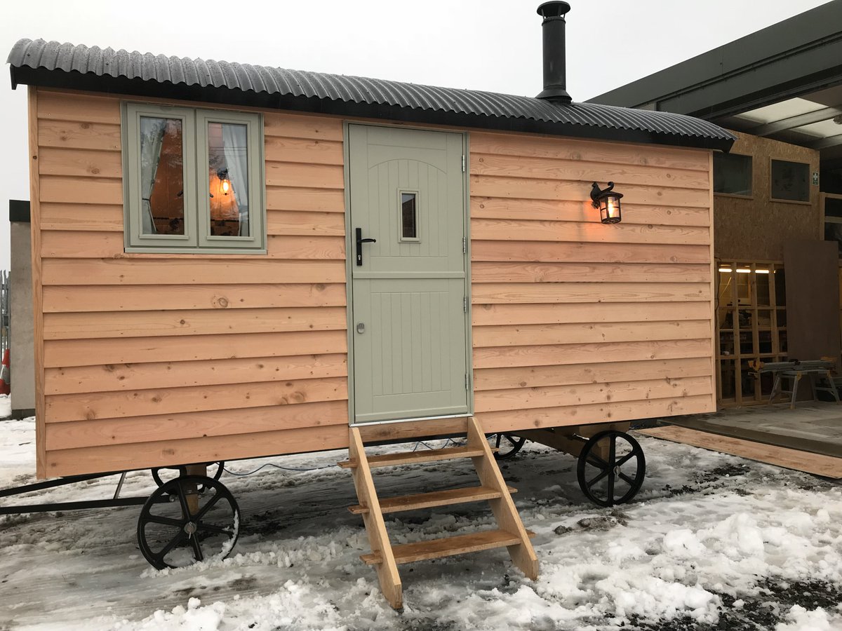 Cosy right? Do you own land in #Northumberland, is it making you any money?  How about putting a couple of these #ShepherdHuts on it and holiday letting, beautifully made right here in North Northumberland. Great return on your investment @RDesignJoinery