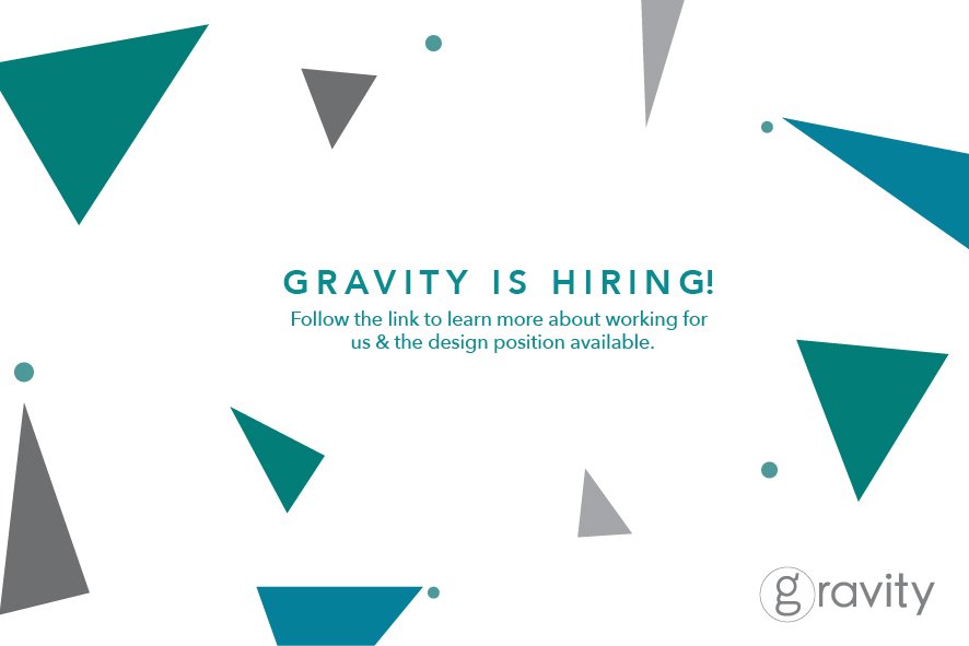 Gravity is hiring! 
We are looking for a talented designer to join our team in Cape Town. Have you got what it takes? Apply online! #designer #capetown gravityideas.com/designer