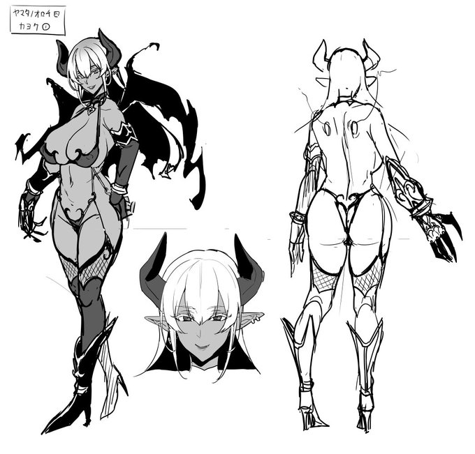 【宣伝】マケン姫21巻発売&今月のエイジは表紙とポスターとセンターカラーやってます。次回ののマケン姫はこのオロチとエスパダのキャットファイト、次号もよろしくー 