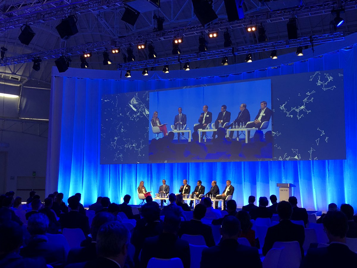 OctoTelematics's tweet photo. #OGS18 Panel: #Analytics & #Intelligence for the Internet of Everything with
Constantino Moretti of https://t.co/Frei34XaTG - Admiral Group, @SASsoftware's Larry Karp, @OctoTelematics's Martin Carroll, @salesforce's Ezio Russo, @quantumblack's Christoph Sommer! #OctoGlobalSummit https://t.co/2O0slU19aU