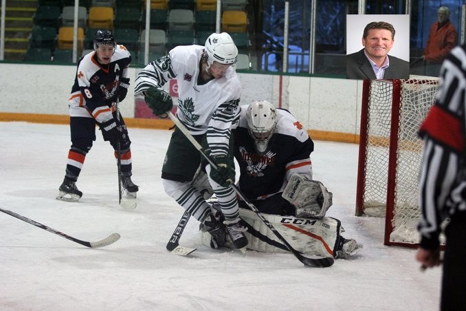 TheNelsonDaily's tweet photo. #KIJHL kicks off new season @TheNelsonDaily https://t.co/PiQ53UT3TM #LarryMartel #JackKarran #NelsonLeafs #NorthOkanaganKnights #GFBruins https://t.co/FEBvJixs1Y