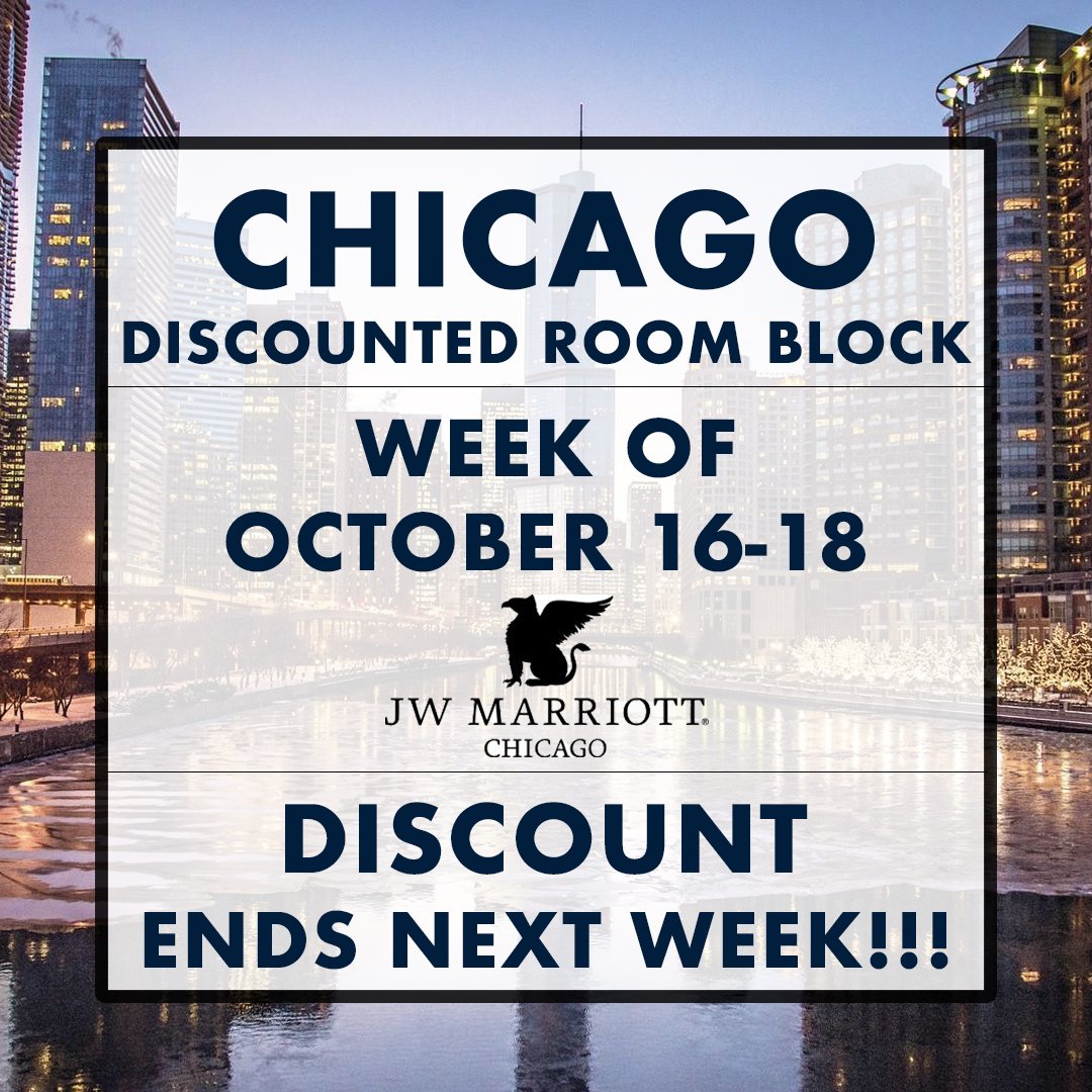 Futurist_conf's tweet image. book.passkey.com/gt/216903899?g…
BUSY WEEK IN CHICAGO - Book your hotel room at a discounted rate now!!! 
Loyalty Live Conference will be held at this hotel - OFFER ENDS NEXT WEEK!! @LoyaltyLive2018 #chicago #chicagohotels #loyaltylive #blockchain #crypto loyaltylive.com
