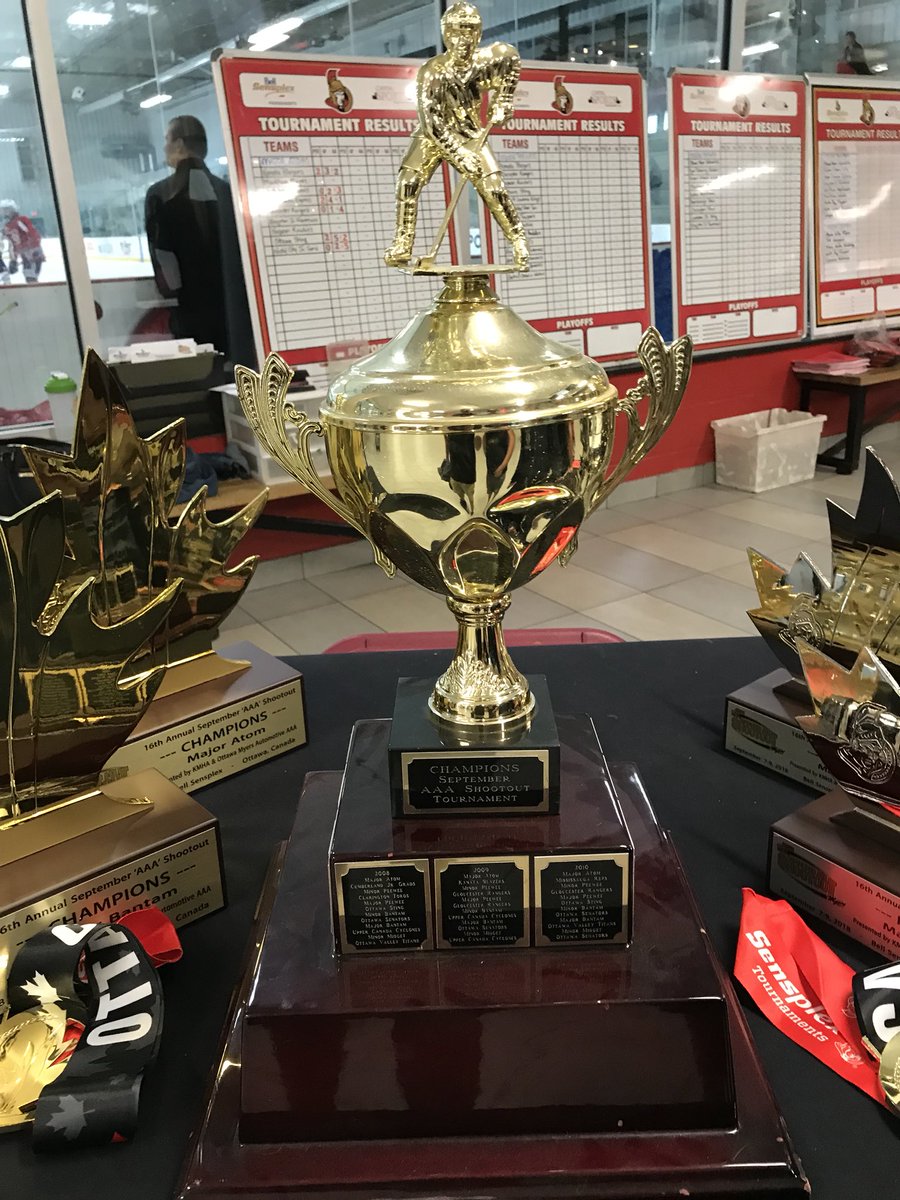 coach_ce's tweet photo. The #ovsshockey 07 kids are defending champs this year at the #SensAAAShootout18. Competition looks just as fierce this year for them in the #minorpeewee division @ovsshockey https://t.co/O46fBClhkE