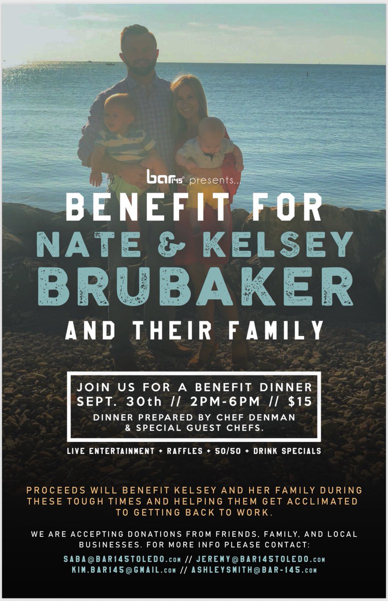 Our Dear Friend &amp; Bar 145 Family Member Kelsey &amp; Her Fiancé Nate Recently Lost Their 7 Month Old Son Parker Unexpectedly In His Sleep. On Sept. 30th From 2pm til 6pm Bar 145 Will Be Hosting A Fundraiser Benefit Dinner To Help Their Family Through This Terrible Transition! #p💛