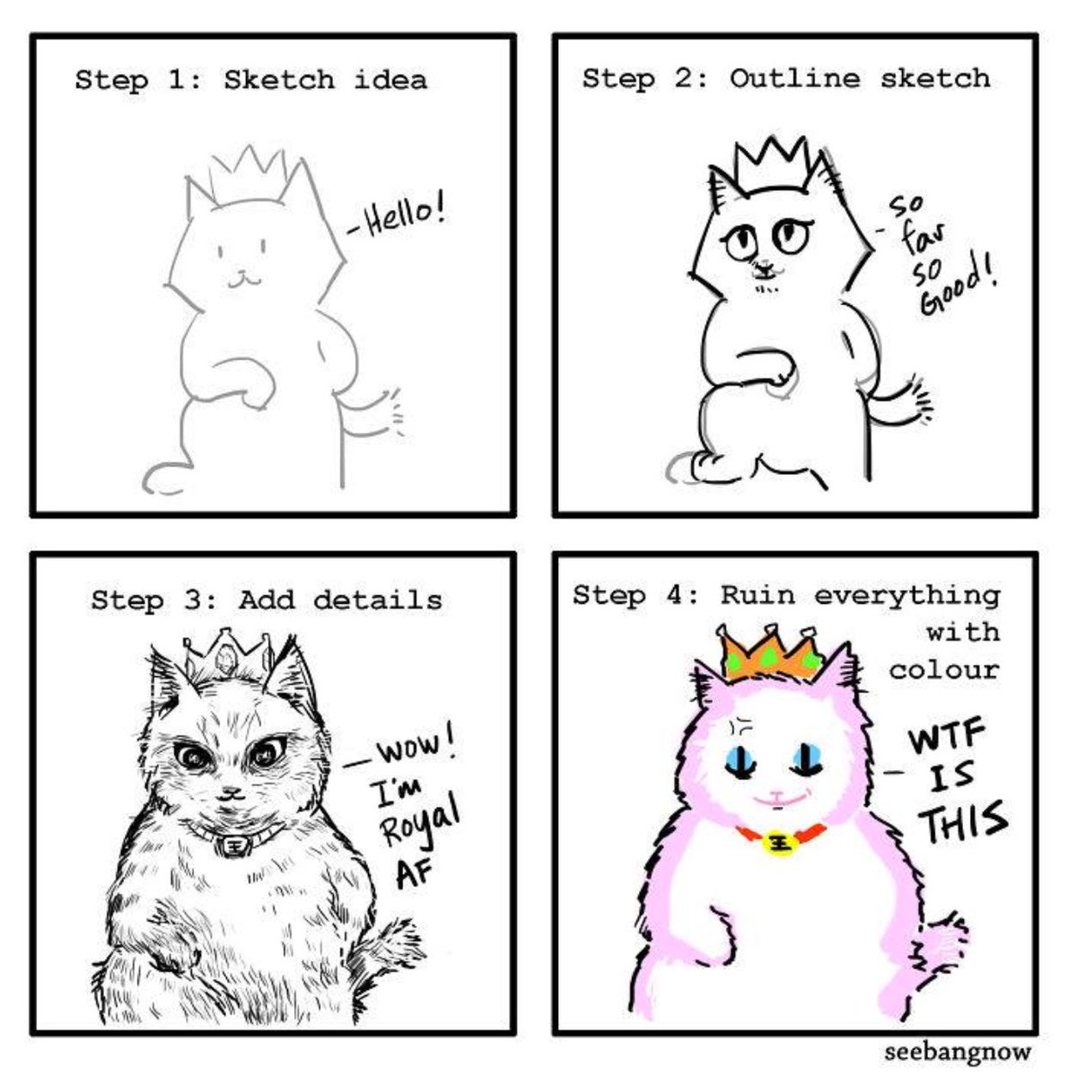 davenelson's tweet image. No design instructor can adequately prepare you for this suffering... #thehardway #beforecomputers