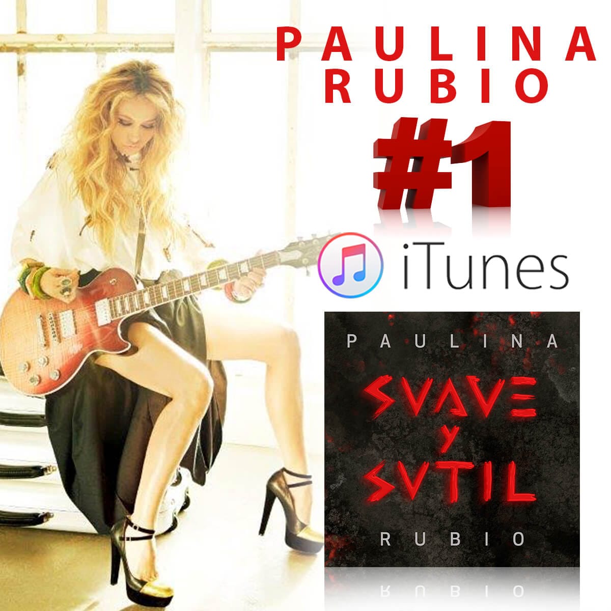 N°1 para <a href="/PaulinaRubio/">Paulina Rubio</a> en México Perú y Guatemala + Top 5 en España y Chile con #SuaveYSutil 🔥