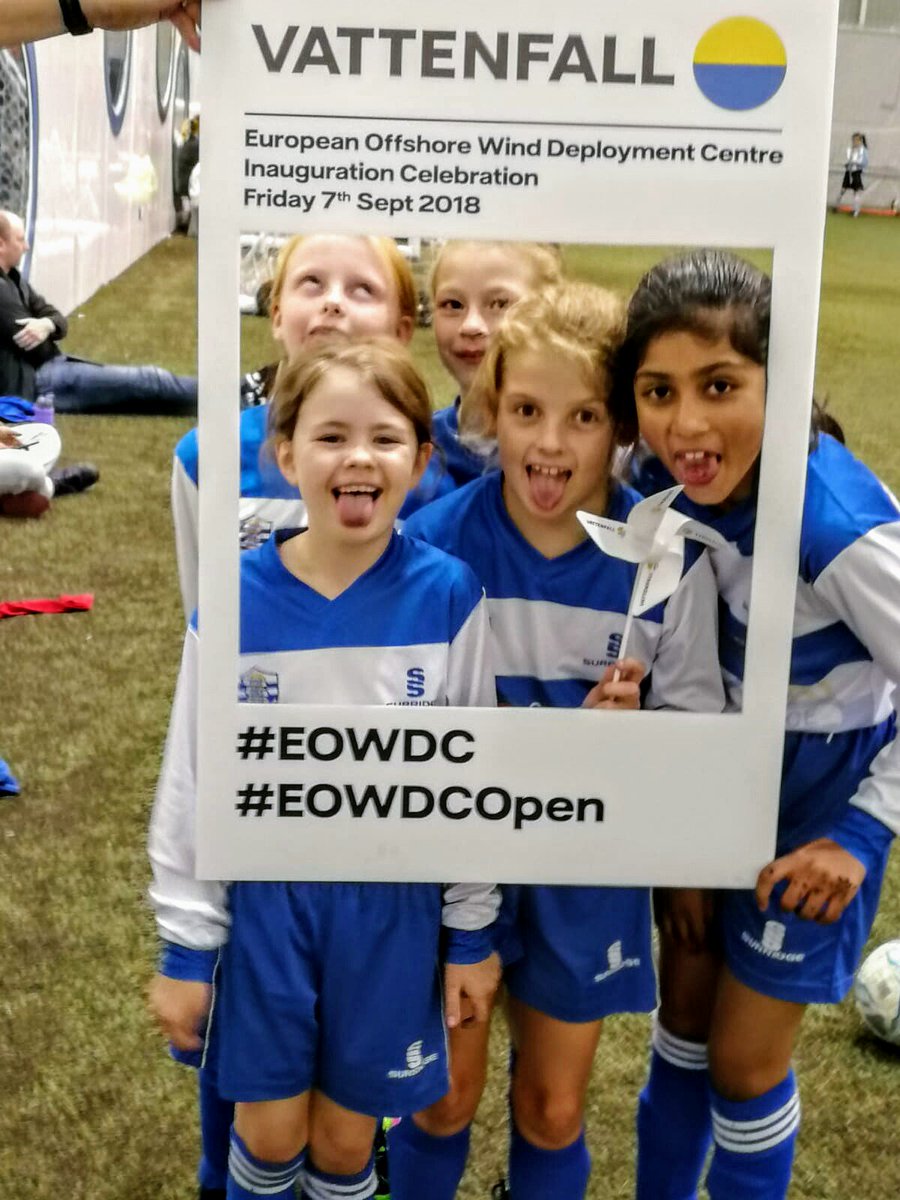 AFCCT's tweet photo. Tonight we're celebrating the inauguration of our Girls League sponsor @VattenfallUK's #EOWDC with an extra football festival for the U9s! #EOWDCopen #OurGirlsOurGame https://t.co/XSQoUlopEw