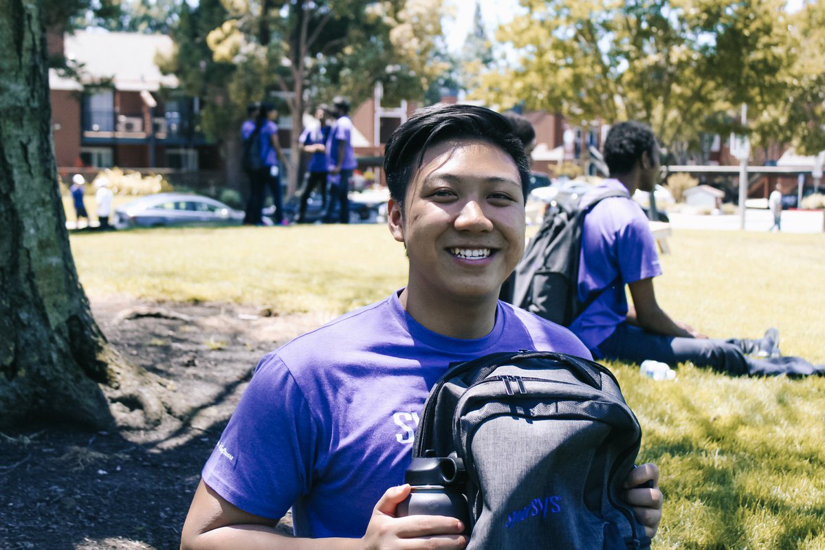 Synopsys's tweet photo. #FridayFeature: When asked to describe the culture of Synopsys in a few words, Anson Ho, one of our #synopsysinterns, described it as "welcoming and friendly." We love those things about our employees too! #lifeatsynopsys https://t.co/79NZr4KIZX