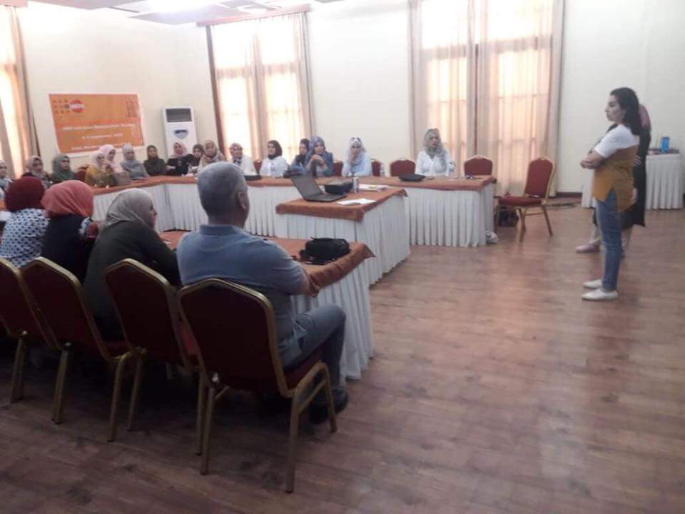 AlMesalla_org's tweet photo. #almesalla Org. With the #support of #UNFPA #conducted a three days capacity building training for #Mosul #staff.
The #training was conducted in #Shaqlawa from 4-6/ #September. 
#Main topics of #workshop were secondary trauma, self care, #GBV and, case #management https://t.co/702a9AjrXz