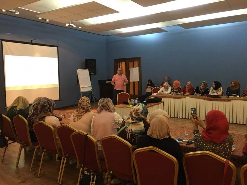 AlMesalla_org's tweet photo. #almesalla Org. With the #support of #UNFPA #conducted a three days capacity building training for #Mosul #staff.
The #training was conducted in #Shaqlawa from 4-6/ #September. 
#Main topics of #workshop were secondary trauma, self care, #GBV and, case #management https://t.co/702a9AjrXz