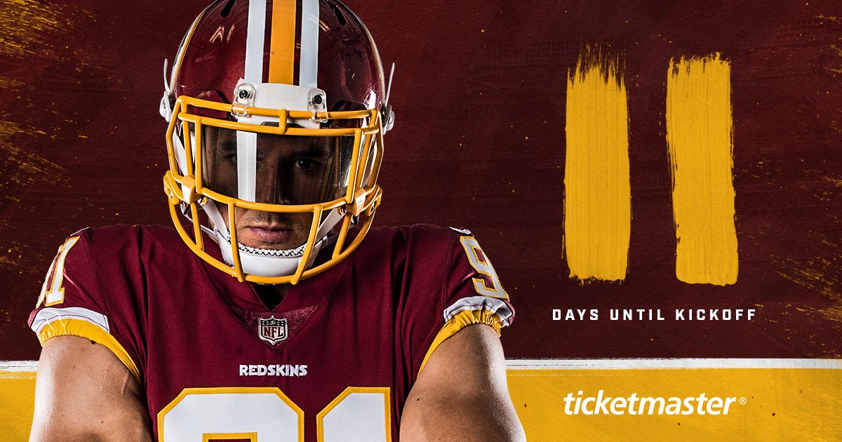 Commanders's tweet image. ✌️days to go. #HTTR

@Ticketmaster redsk.in/2KuPEaN