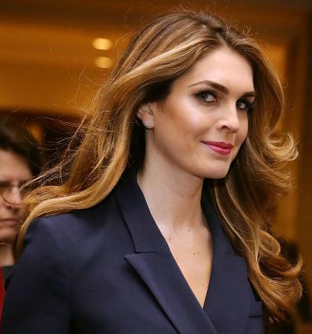 Fmr. White House Communications Director Hope Hicks is Mindy Simmons (credit: @PWC1981)