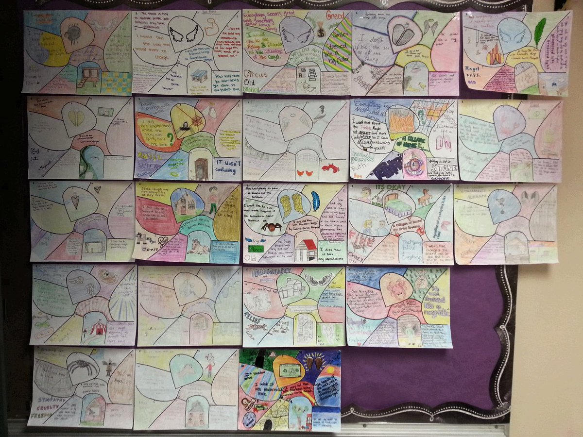 WilderClassroom's tweet photo. Short Story Mosaics! <3 https://t.co/LQlpYODqjw
