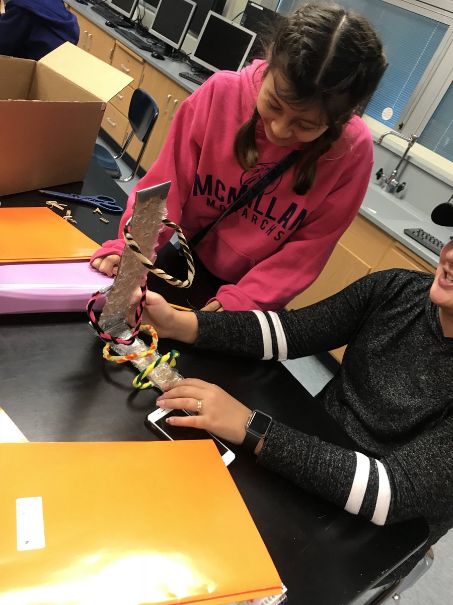 OPS_McMillan's tweet photo. Mrs. Arbuckleโs PLTW Design and Modeling had it going on today! Check out some of their cerebral palsy shoe/foot support designs! @NElovesPS #engineeringmagnet https://t.co/kWnP2Zs9MI