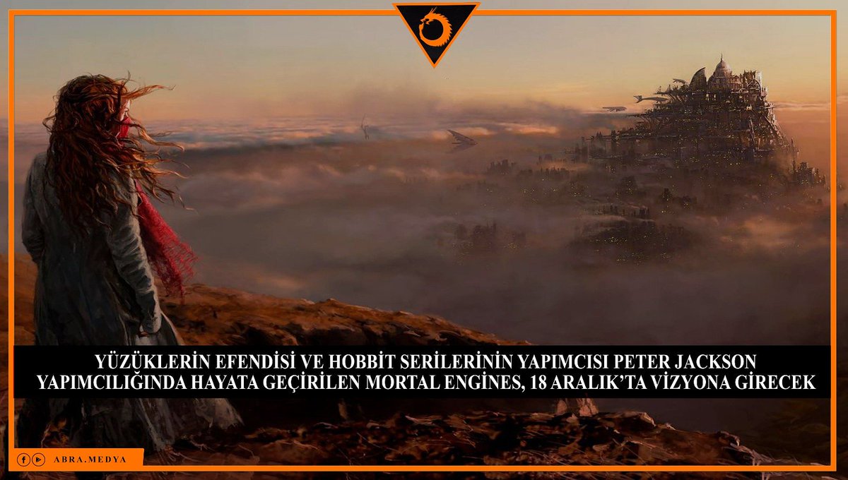 #yüzüklerinefendisi #yüzük #efendi #hobbit #film #yapımcı #peter #jackson #peterjackson #mortal #engines #mortalengines #vizyon #sinema #cinema