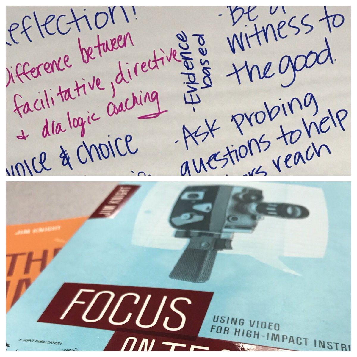 NakeshaMSmith's tweet photo. Brain dumping in the new VLT cohort with @zim_jackie got my wheels turning about where to start with video learning! #katyisdss #IdentifyLearnImprove #growth #reflection #videolearning https://t.co/SzZJa3K7Jx