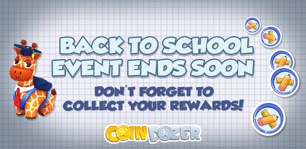 GameCircusLLC's tweet image. #Time is running out on the #CoinDozer #BackToSchool #seasonalEvent! Collect #pencils before they are gone!  #GameCircus #mobile #games