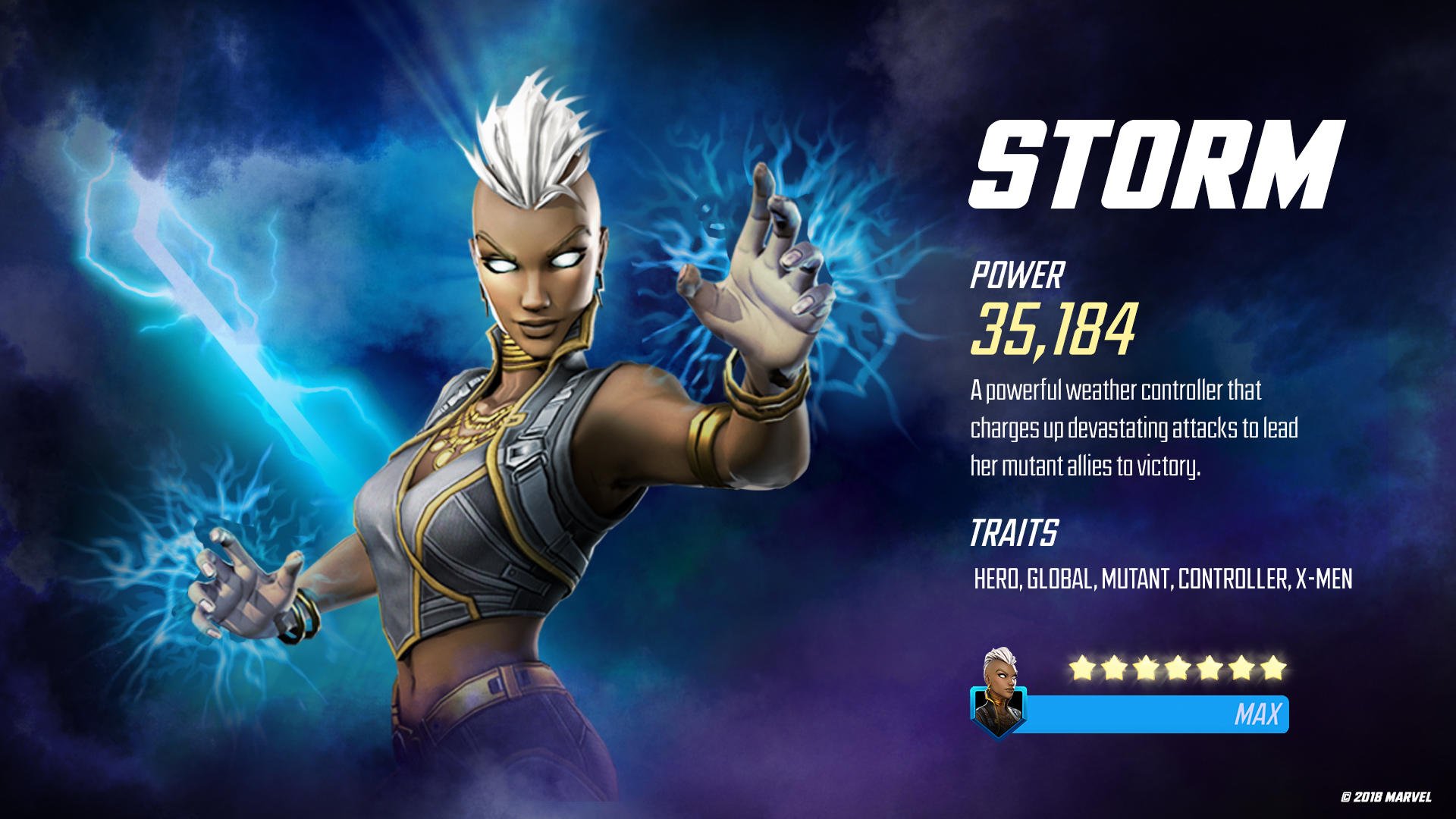 Marvel Strike Force on Twitter "⚡🌩️⚡ Storm has joined the