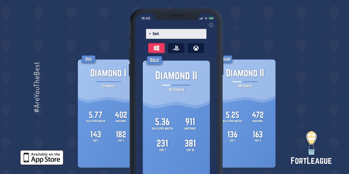 FortLeagueApp's tweet photo. @FortniteGame Hey guys, do you know that you can check the progression of your rank in #FortLeague 
#Fortnite
Check @Dakotaz rank for example https://t.co/P2XPEXRGqI
