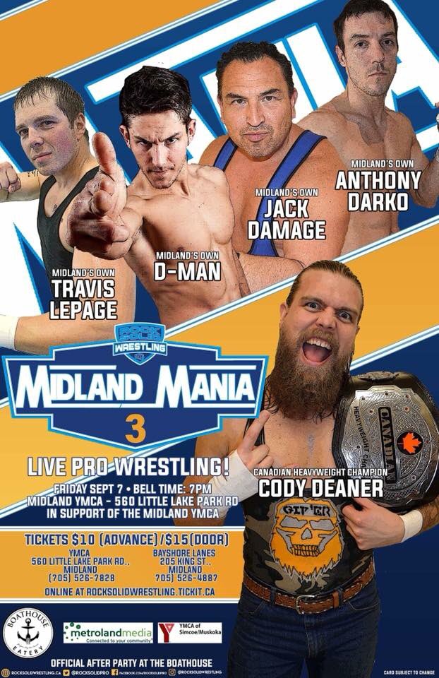 RockSolidPro's tweet photo. Thank you short work week! We are ready to rock this weekend! 

Which show are YOU coming to? 
RT for #Midland TONIGHT &amp; “Like” for #Angus TOMORROW! 

#MidlandMania #AnarchyInAngus #ontheroad #prowrestling #indywrestling #tgif #weekend #wwe #impact #nxt https://t.co/hcvwVsXvvl