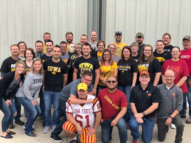 Who doesn't love some good ole in state rivalry!? Happy CyHawk Weekend everyone! #GreaterGeater