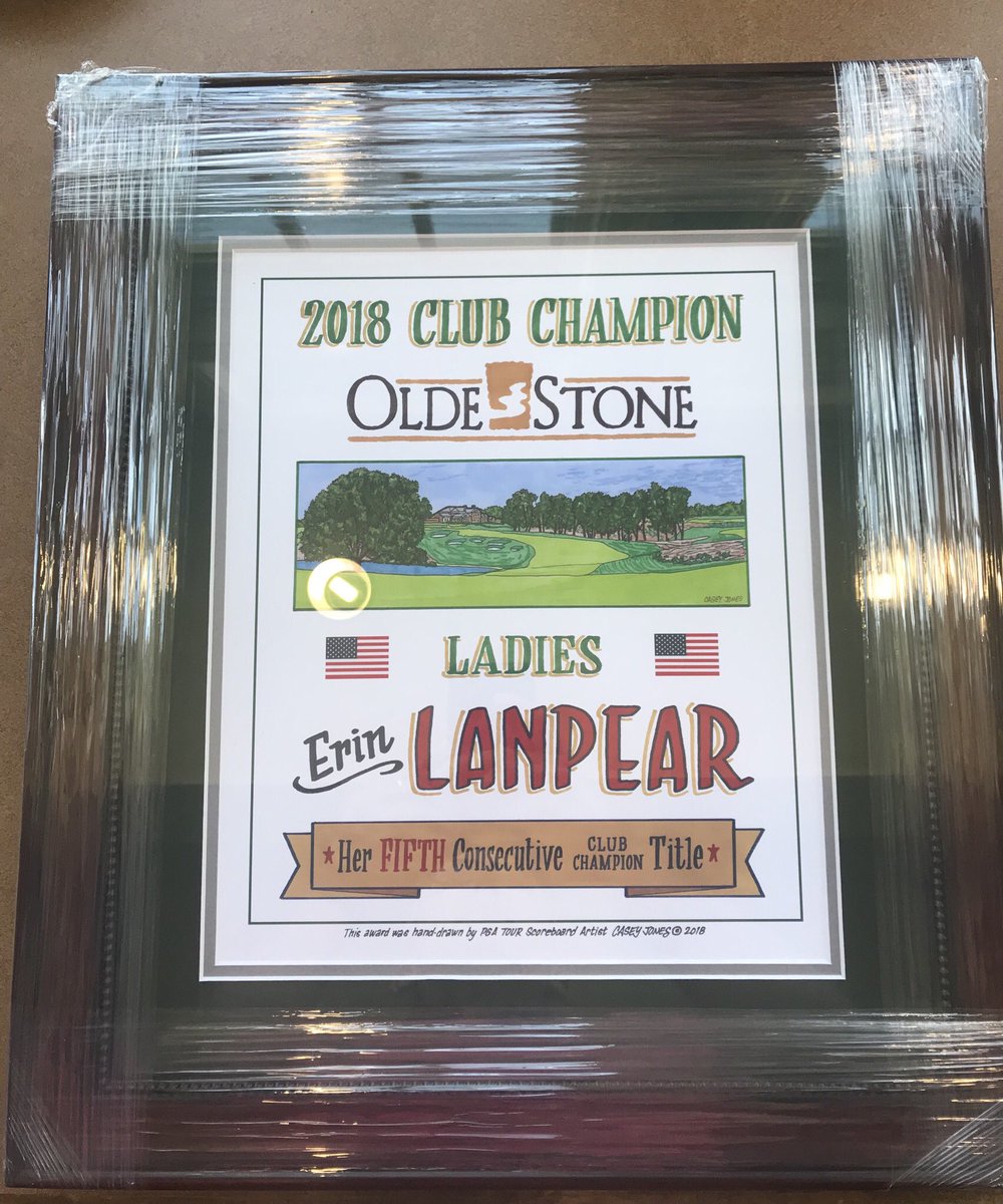 OldeStoneBG's tweet photo. Club Champion awards have arrived. Thank you @caseyjonesgolf for the great work. https://t.co/xLW4wqhGpu