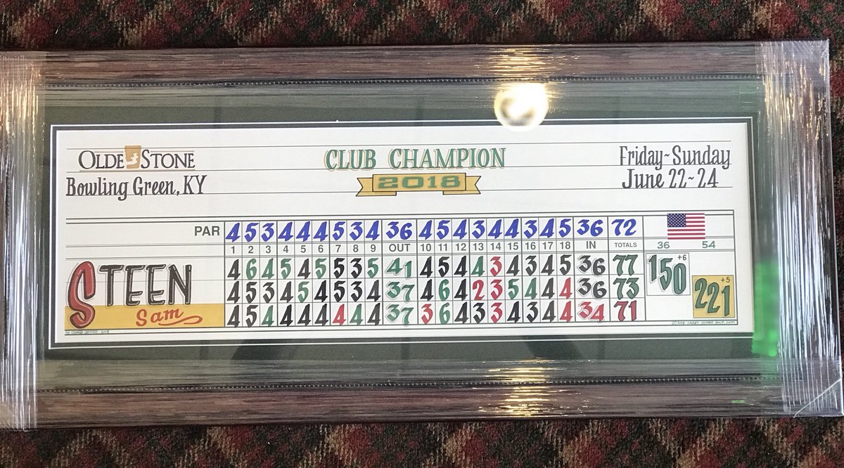 OldeStoneBG's tweet photo. Club Champion awards have arrived. Thank you @caseyjonesgolf for the great work. https://t.co/xLW4wqhGpu