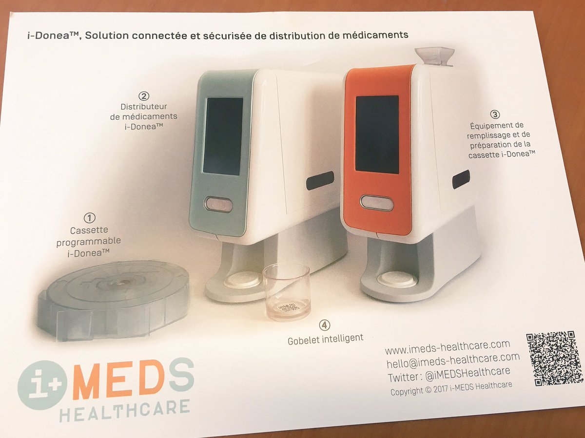 Un traitement qui marche c’est souvent d’abord un traitement bien suivi!
.@iMEDSHealthcare installée à Foix et #Toulouse révolutionne la distribution de médicaments grâce à un objet connecté conçu en coopération avec patients et pharmaciens.
#ESanté #IOT #ProduitEnOccitanie