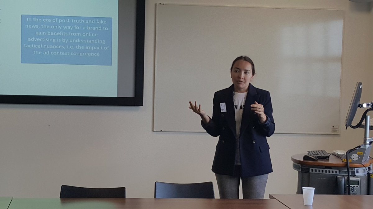 iapnm2018's tweet photo. @Elvira_MLady  presenting: Online Sponsoring through Cause -If you Do It,Do It Right- Evaluating impact of Ad Context Congruence #iapnm2018 https://t.co/wTzMHAWSbw