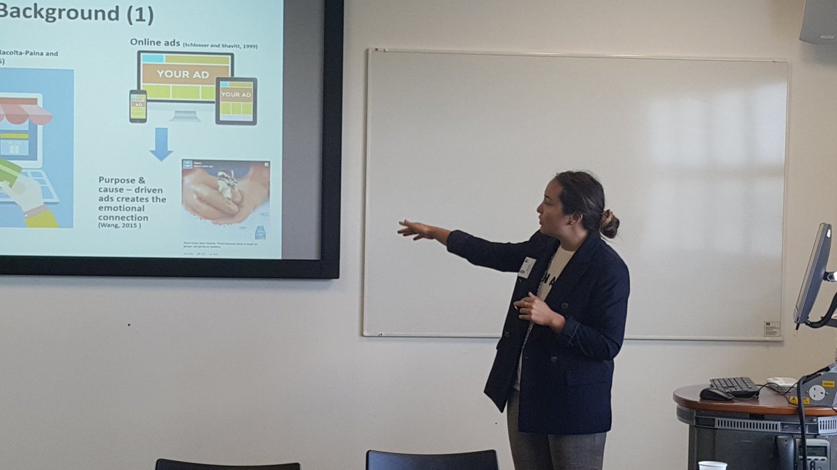 iapnm2018's tweet photo. @Elvira_MLady  presenting: Online Sponsoring through Cause -If you Do It,Do It Right- Evaluating impact of Ad Context Congruence #iapnm2018 https://t.co/wTzMHAWSbw