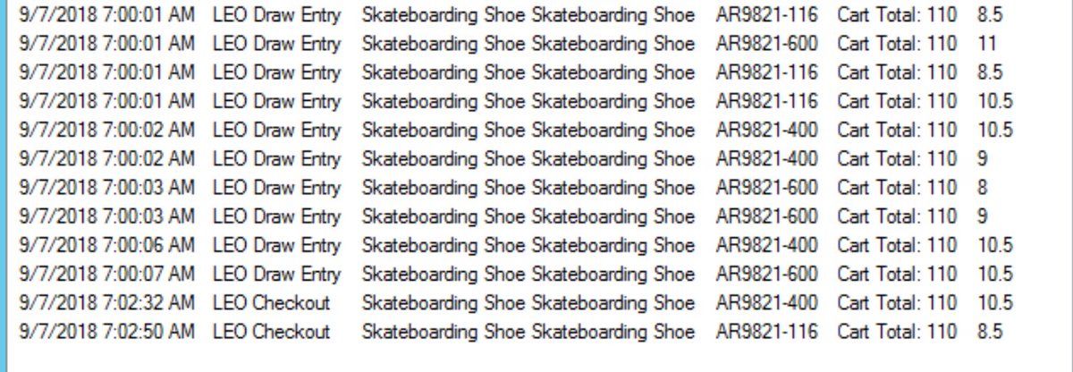 humblemah's tweet photo. Thank you! @BetterNikeBot @njsneaks 
Proxies: @humblemah @theproxyguys 
Accounts: @humblemah https://t.co/aEjOSybRFG