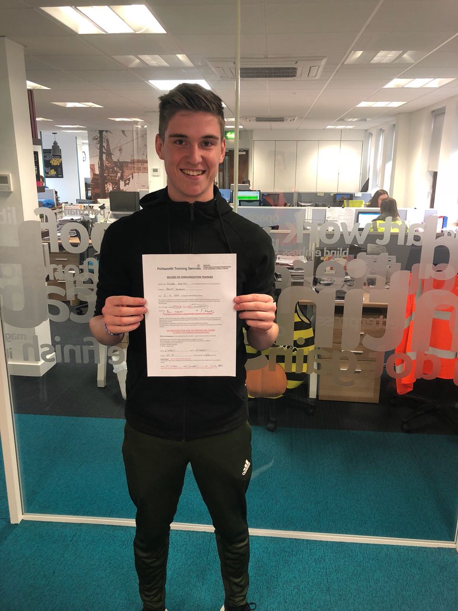 dcbgroupltd's tweet photo. A huge #congratulations to Joe Watson who has just secured his counter balance and reach FLT licences! Well Done Joe! #DCBFamily #PrintSearch #staff https://t.co/R2AGJEH5Mo