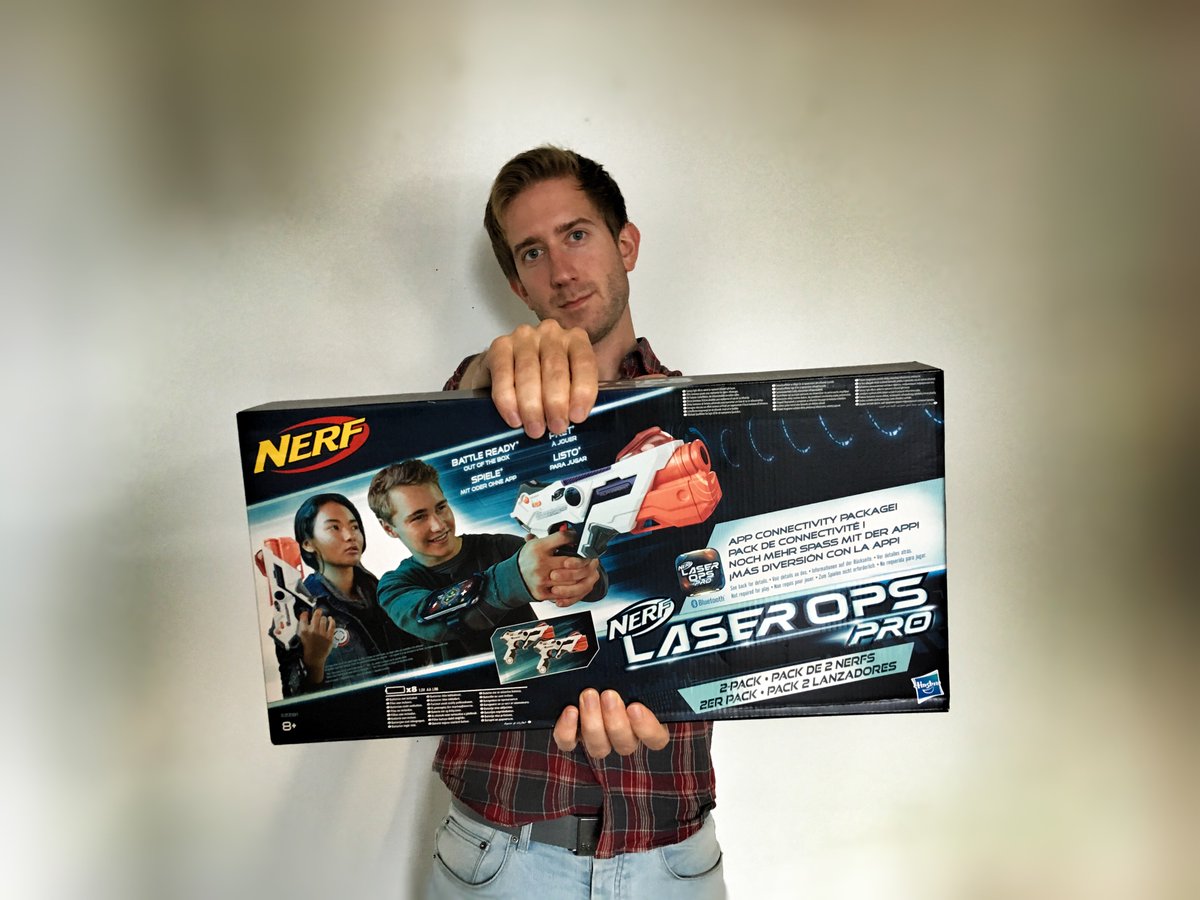 Mega_mag_'s tweet photo. We received this awesome #Nerf #LaserOpsPro set in the post! Keep your eyes peeled for an #unboxing vid in the near future... https://t.co/ZSYE3umuYK