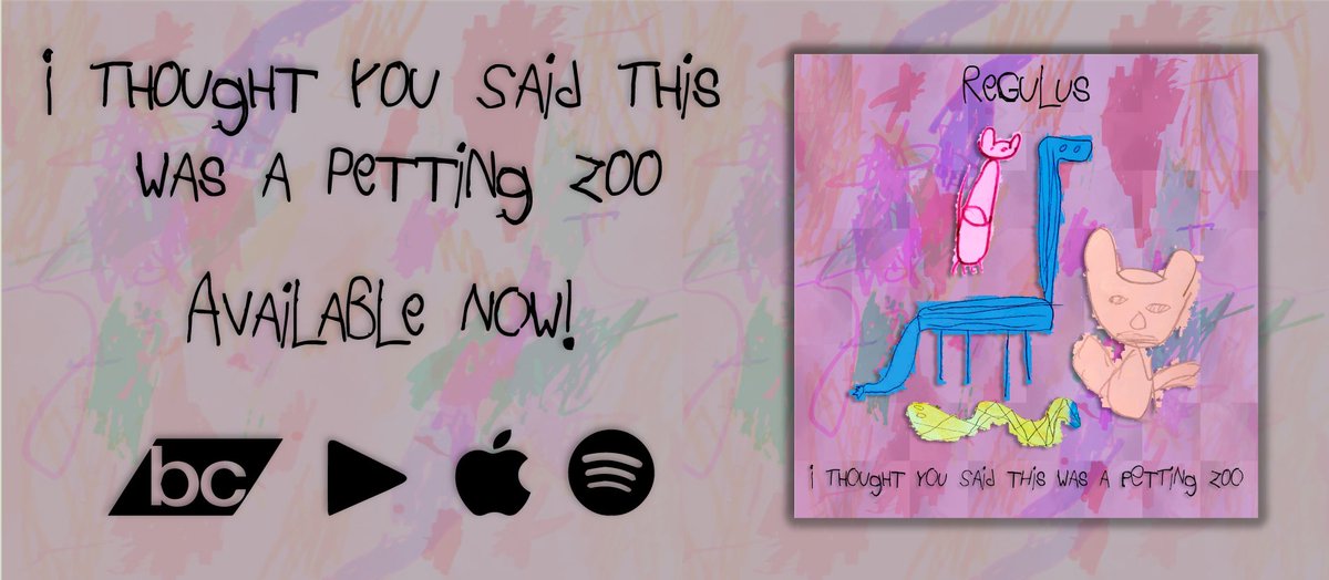 Regulusofficial's tweet image. Hey friends! We Released "I Thought You Said This Was A Petting Zoo" This morning! Go check it out! #NewMusic
#Bandcamp:
regulustx.bandcamp.com/album/i-though…
#Spotify:
open.spotify.com/album/2BrBxdbB…