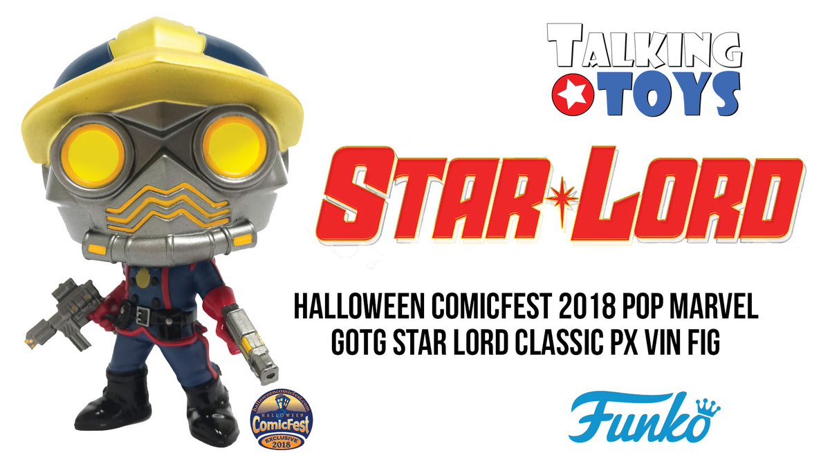 Based on his appearance in the Guardians of the Galaxy series, this figure features Peter in his signature full-face mask with laser guns drawn. Released to coincide with Halloween Comicfest 2018, don't miss out on this PREVIEWS Exclusive!   #starlord   buff.ly/2wszhTE