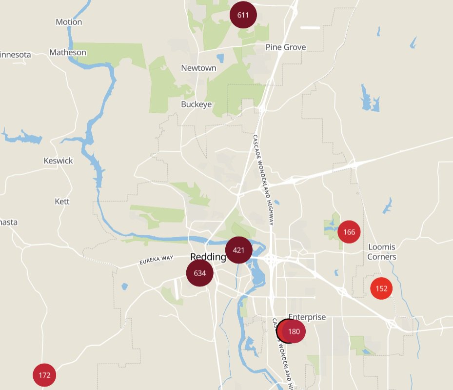 jennyespino_RS's tweet image. How bad is the air in Redding? Off the charts bad. #DeltaFire #HirzFire #KerlinFire all in Shasta-Trinity National Forest.