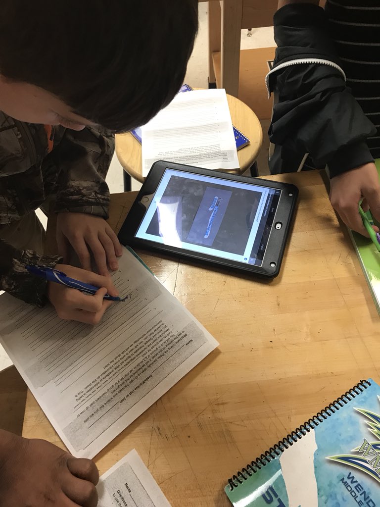 MrWolfTech's tweet image. Wow today we learned a little about communication technology using Google Translate! These students are amazing - it’s neat to see our Spanish speakers excel in one of the stations. They have captured the scope of language differences and the need for such a tech. #EWStrong