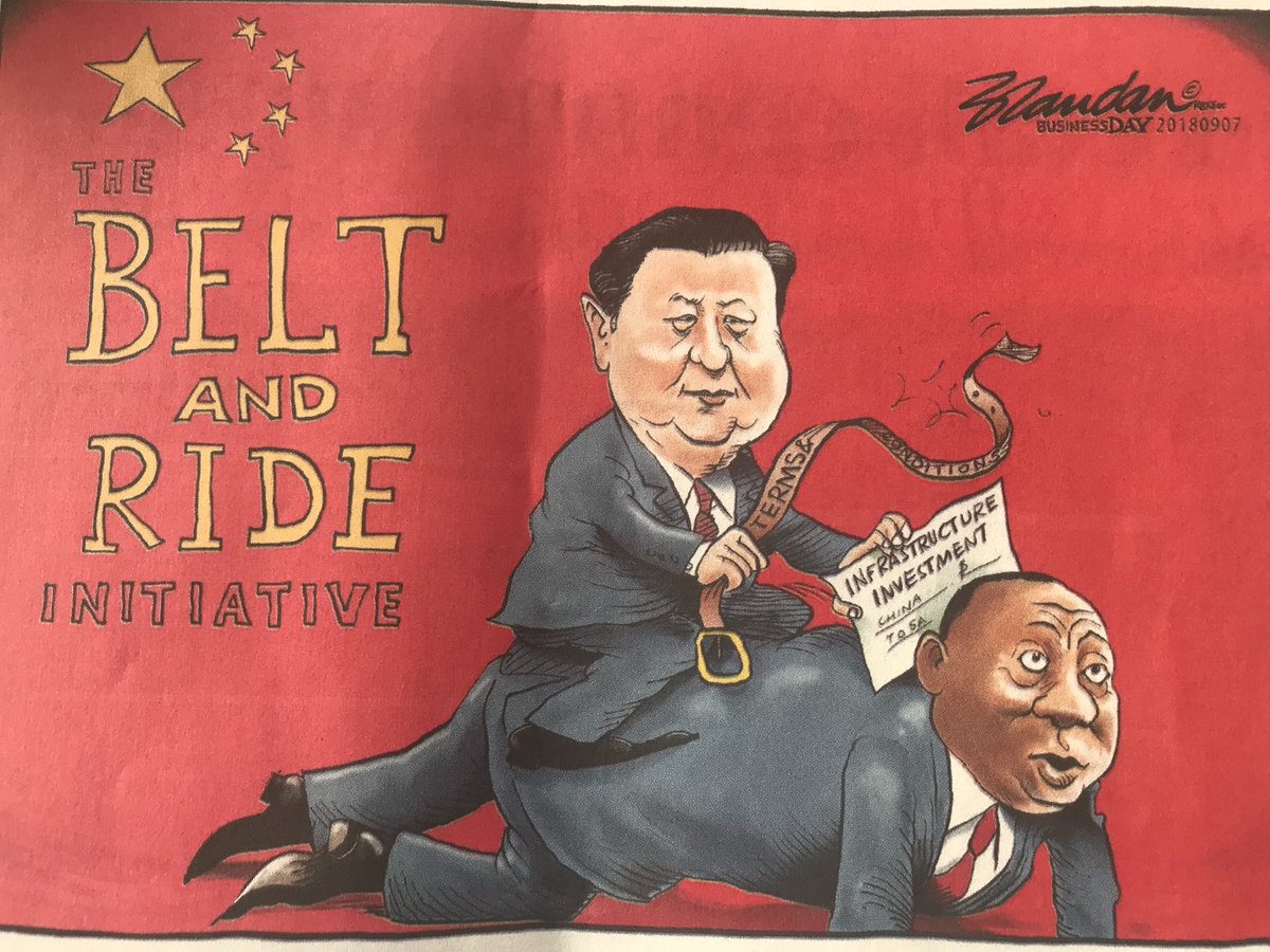 Zwelinzima1's tweet photo. Do you know that the Chinese loaned Sri Lanka to revamp its Habour. When they couldn’t meet the terms of the repayment the Chinese took the Habour. That Habour is now a Chinese property allegedly to be used as a military base. What are the terms of this loan to Eskom? https://t.co/sagtzsUGQh