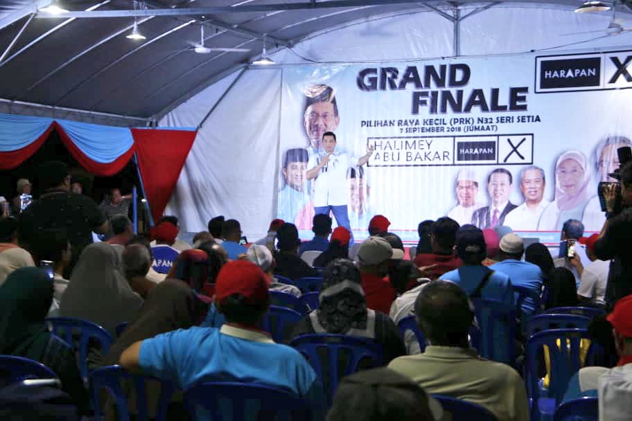 Mohamed Azmin Ali A Twitter Sambutan Luar Biasa Juga Dapat Dirasai Di Grand Finale Prk Dun Seri Setia Saya Yakin Kemenangan Berpihak Kepada Calon Pakatan Harapan Saudara Halimey Abu Bakar Esok