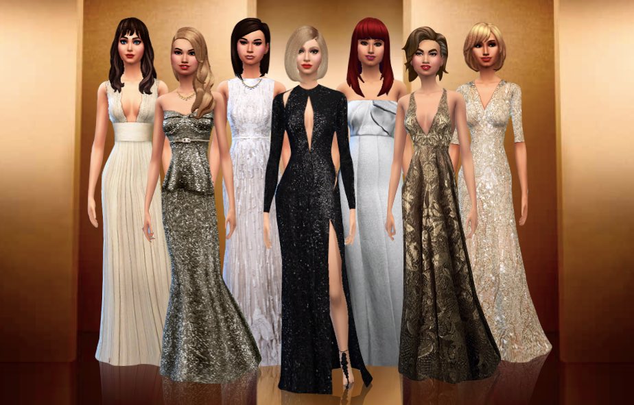 simwives's tweet image. Meet the ladies of Oasis Springs! Introducing Natasha, Jessica, Janelle, Colette, Helena, Brenda, Juliet! These ladies have climbed to the top of their careers &amp;amp; the sky is the limit! #RSOOS