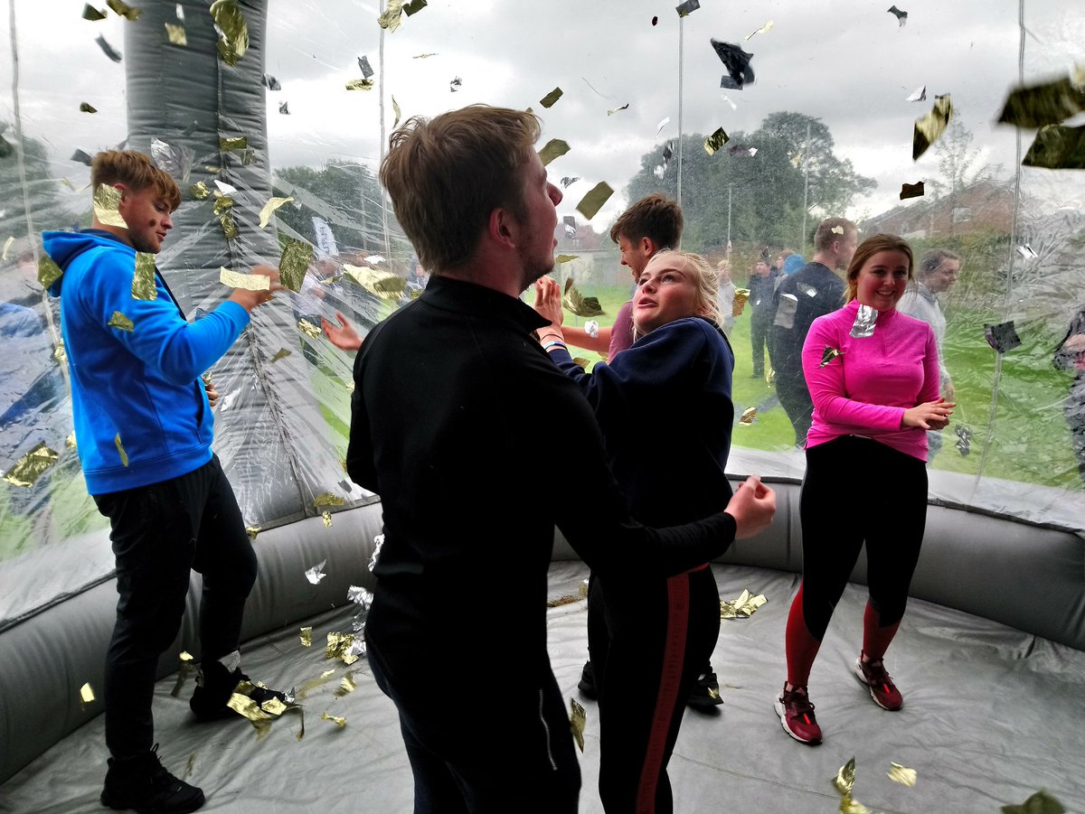 WatersideT's tweet image. Points added up time in the dome here we go catch as many gold as you can.  #teambuilding #crystaldome #gotoevents Great team building event today.