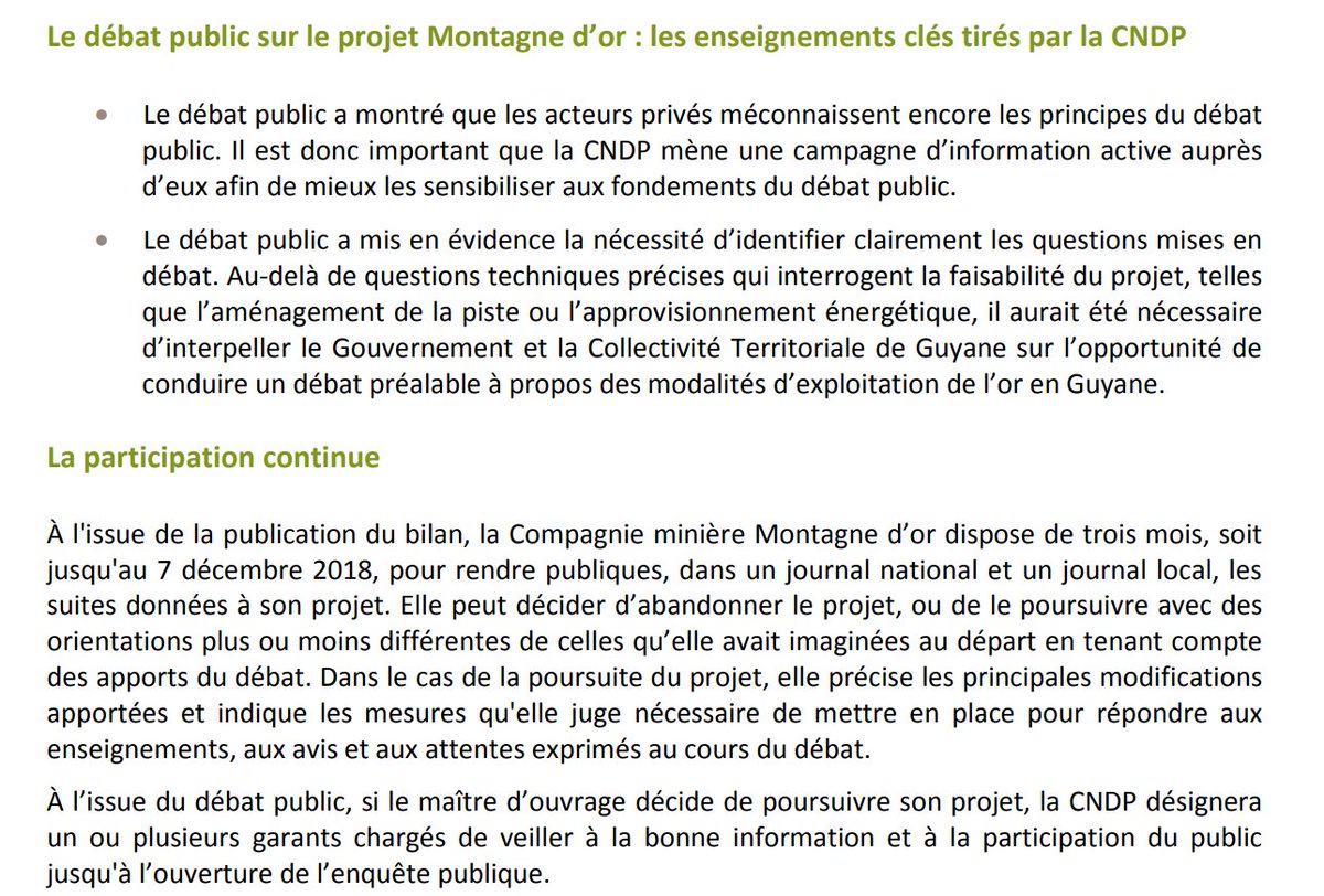 Débat Public Sur Le Projet Montagne Dor En Guyane
