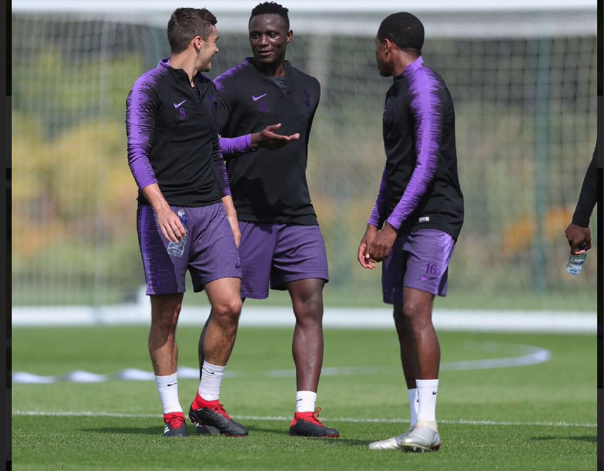 VictorWanyama's tweet photo. Training 💪🏽#COYS https://t.co/JNbNh4Q6aR